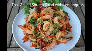 Thai Grilled Shrimp Salad - CHATHAI'S KITCHEN - Thai food