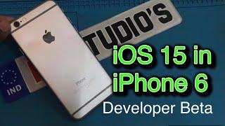 iOS 15 developer Beta in iPhone 6 | ASMR | HD | RK Studio’s