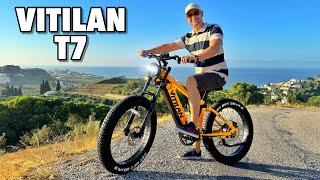 Vitilan T7 Fat Tire Mountain eBike, Full Suspension, 750W Motor, 20Ah Battery