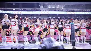 [8K]한국 시리즈 10명 단체 "삐끼삐끼" 아웃송 직캠!! 241028