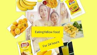 I ate Yellow food for 24 hours |  pass or fail???  | Ayesha`s Creations