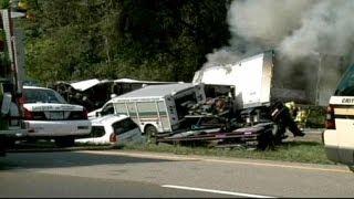 Grave accident de la route aux Etats-Unis