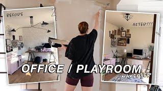 HOME OFFICE MAKEOVER!! for a working, stay-at-home mom