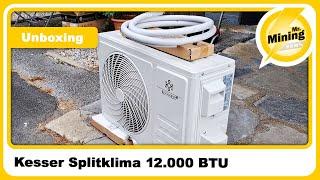 Kesser Amazon Splitklima 12.000 BTU Version 2023 Unboxing Hot oder Schrott?