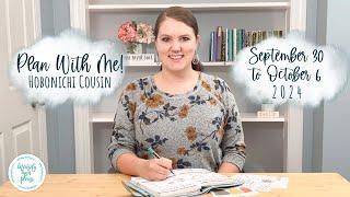 Hobonichi Cousin Weekly Plan with Me || September 30-October 6 || Autumn Blooms || Mandy Lynn Plans