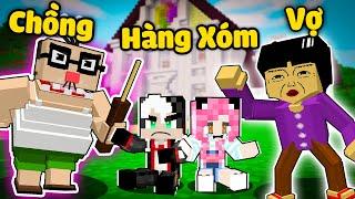 REDHOOD BẤT NGỜ BỊ ÔNG HÀNG XÓM KINH DỊ BẮT CÓC TRONG MINECRAFT*MỀU SỐNG CÙNG BÀ HÀNG XÓM ĐÁNG SỢ