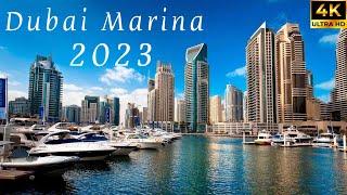 Dubai  Dubai Marina 2023 [ 4K ] Walking Tour