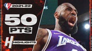 LeBron James INSANE 50 PTS, 6 THREES Full Highlights vs Wizards 