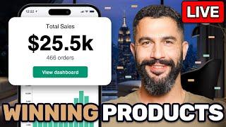  FINDING WINNING DROPSHIPPING PRODUCTS LIVE + NEW AD SPY + GIVEAWAY!