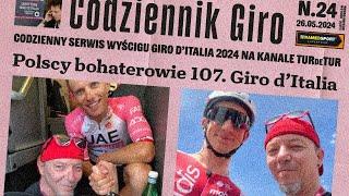 Giro d'Italia 2024 - #24 - Polscy bohaterowie Giro | Codziennik TurDeTur