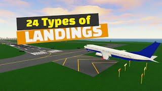 24 Types of Landings in PTFS