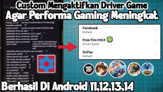 GAME DRIVER‼️Cara Menampilkan Driver Game Di Android 11,12,13,14 - Main Game Auto Smooth Dan Lancar