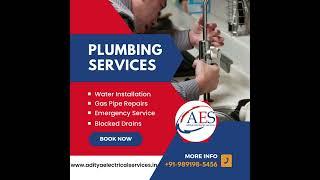 Service offered Y professional plumbers in Noida include repair of pipes.adityaelectricalservices.in