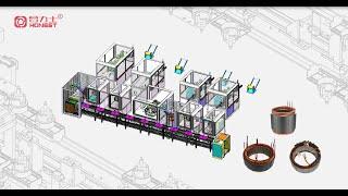 New Energy Vehicle Hairpin Motor Stator Manufacturing Line