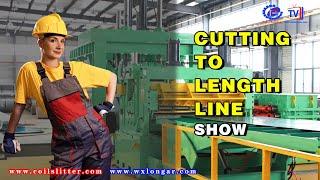 【(1-6)×2000mm Steel CTL】Coil Leveling and Cutting To Length Line