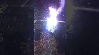 Arcing and Sparking Limb until the wire burns down