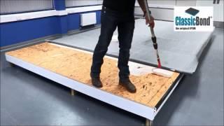 How to install a Classicbond EPDM flat Roof