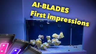 Ai Blade - review and first impressions - Nyos Opus 300 reef tank tank build