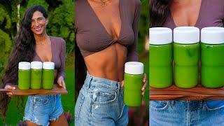 Best Green Juice for Bloating, Overeating & Constipation  My Simple & Healthy Breakfast Recipe 