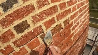 How To Re-point Brickwork on a 300 year old property!