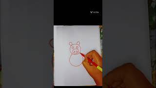 Pig drawing  very easy step by step