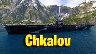 Meet The Chkalov! Tier 7 Russian Carrier in World of Warships Legends!