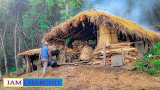 Beautiful Nepal|| himalayan shepherd food cooking and eating nepali village life || happy life