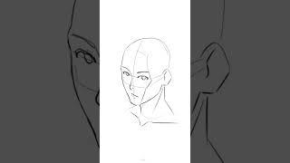 Common Mistakes Artists Make When Drawing The Head-#1 #shorts