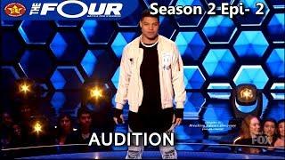 James Farrow "Lean Back" Rapper  HE CAME TO EAT Audition The Four Season 2 S2E2