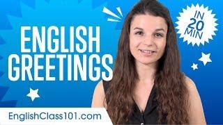 Master ALL English Greetings in 20 Minutes