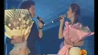 Vicki ZhaoWei & ChenKun singing Painted Heart