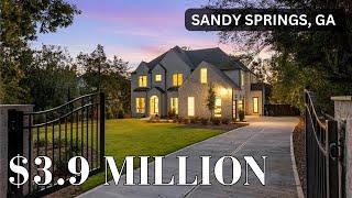 $3.995M NEW HOME FOR SALE in Sandy Springs, GA I Atlanta Real Estate I Atlanta Luxury Homes