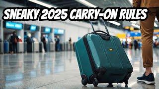 NEW Airline Carry-On Rules for 2025! MUST WATCH