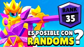 INTENTANDO SUBIR RICO a RANGO 35 con RANDOMS!! *Por segunda vez*