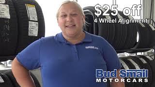 Bud Smail Motorcars Tire Alignment Special