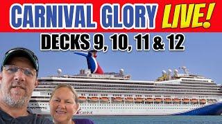 LIVE from Carnival Glory with Tall Man's Cruise Adventures!!!