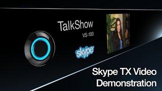 NewTek TalkShow with Skype TX Demonstration Video