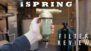 iSpring WSP-50 WSP-100 Reusable Whole House Spin Down Sediment Water Filter Review