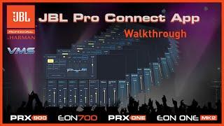 JBL Pro Connect App | Walkthrough