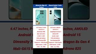 Motorola Edge 60 Fusion vs Xiaomi Redmi Turbo 4 Pro Comparison #shorts #short #edge60fusion