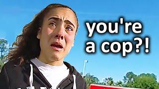 When Cops Surprise Criminals in the Act