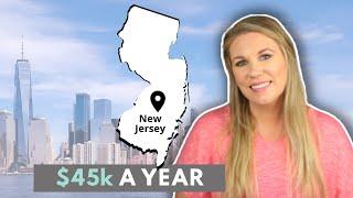 Living on $45k a year in New Jersey | Single Mom Budget with Real Numbers