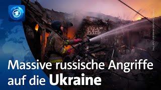 Kriegen gegen die Ukraine: Massive russische Angriffe auf Energieinfrastruktur