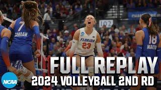 Florida vs. Kansas: 2024 NCAA volleyball second round | FULL REPLAY