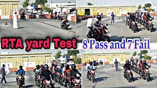 RTA motorcycle driving license. bike Yard final Test LLST / MLST Test dubai  #uae #driving #license