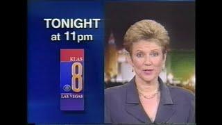 Channel 8 KLAS CBS (Las Vegas) Commercials/Ads/News Break/Promos (Nov 30 1998)