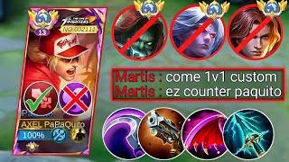 TUTORIAL : PAQUITO EXP COUNTER ANNOYING MARTIS AND TERIZLA IN SOLO RANK | MLBB