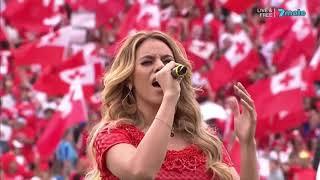 National Anthems (& Sipi Tau) - Tonga vs England [RLWC17 SF]