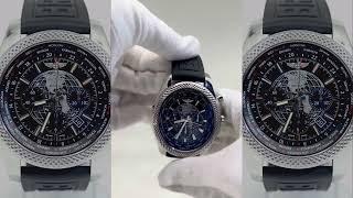 Breitling Bentley B05 Unitime 49MM Black Dial Rubber Strap (AB0521)