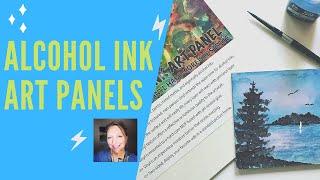 Alcohol Ink Tutorial - Hard Core Art Panels by Masterpiece | Mixed Media